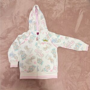 Disney Princess Kids Hoodie - White and Pink